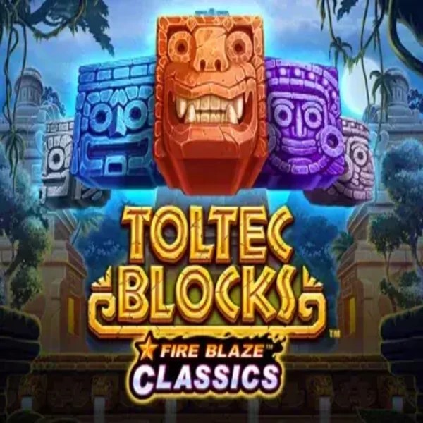 Fire Blaze: Toltec Blocks game by Rarestone Gaming – logo hosted on Winplace Casino